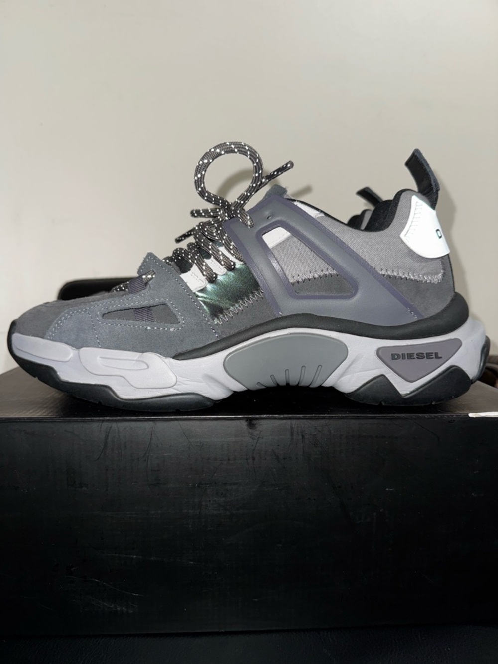 Diesel Black and Grey Low Trek II